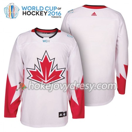 Pánské Hokejový Dres Kanada Blank Světový pohár v ledním hokeji 2016 Bílá